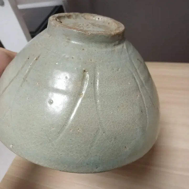 [SOLD OUT] 고려청자 진품 음각연판문대접