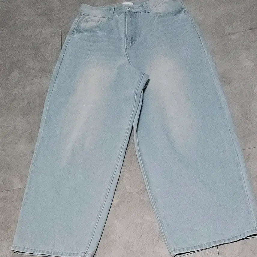 [BUNJANG] F.ILLUMINATE Wide Denim Pants M / F.ILLUMINATE 와이드 데님 팬츠 M