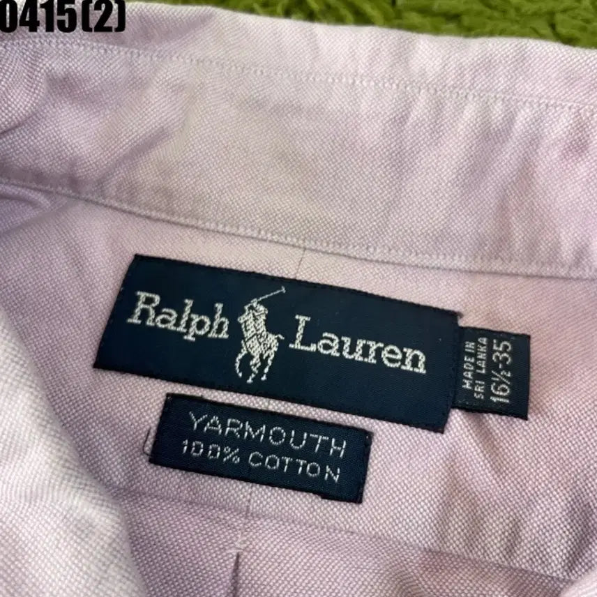 [BUNJANG] Polo Ralph Lauren Lavender Shirt / 폴로 랄프로렌 셔츠 라벤더 남방