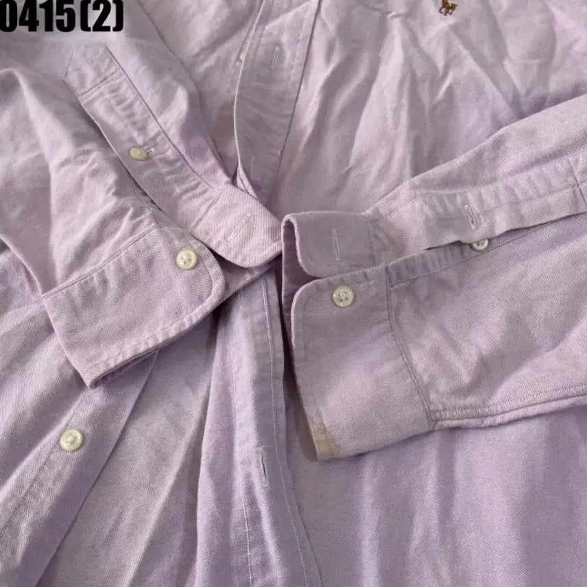 [BUNJANG] Polo Ralph Lauren Lavender Shirt / 폴로 랄프로렌 셔츠 라벤더 남방