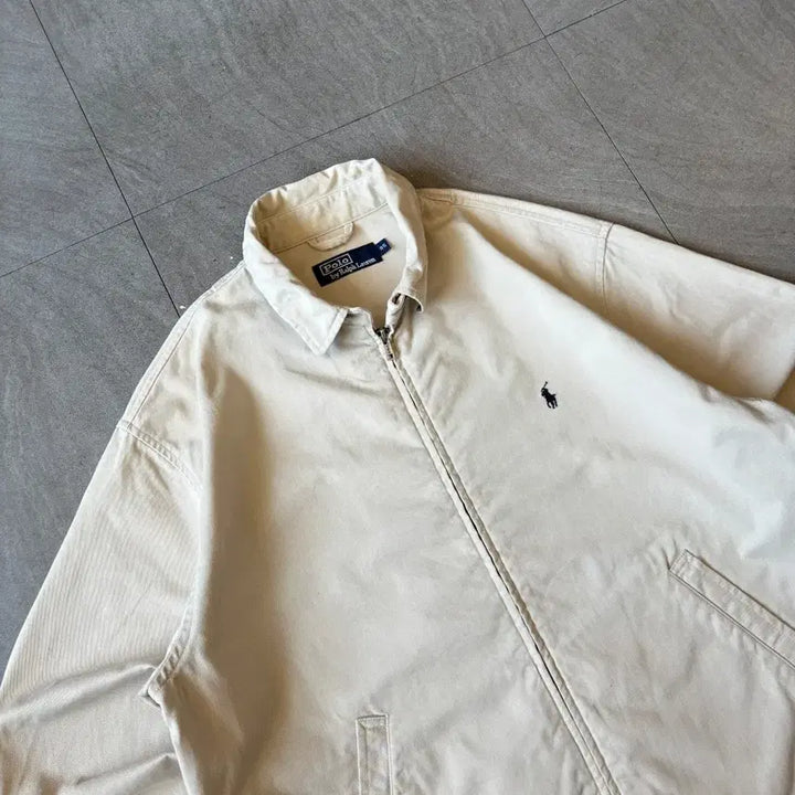 [BUNJANG] Polo Beige Swing Top Jacket / 폴로 정품 베이지 스윙톱 자켓