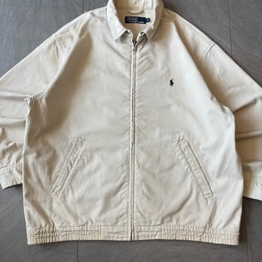 [BUNJANG] Polo Beige Swing Top Jacket / 폴로 정품 베이지 스윙톱 자켓
