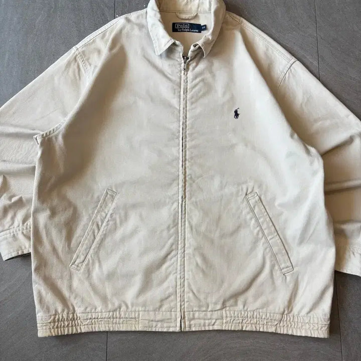 [BUNJANG] Polo Beige Swing Top Jacket / 폴로 정품 베이지 스윙톱 자켓
