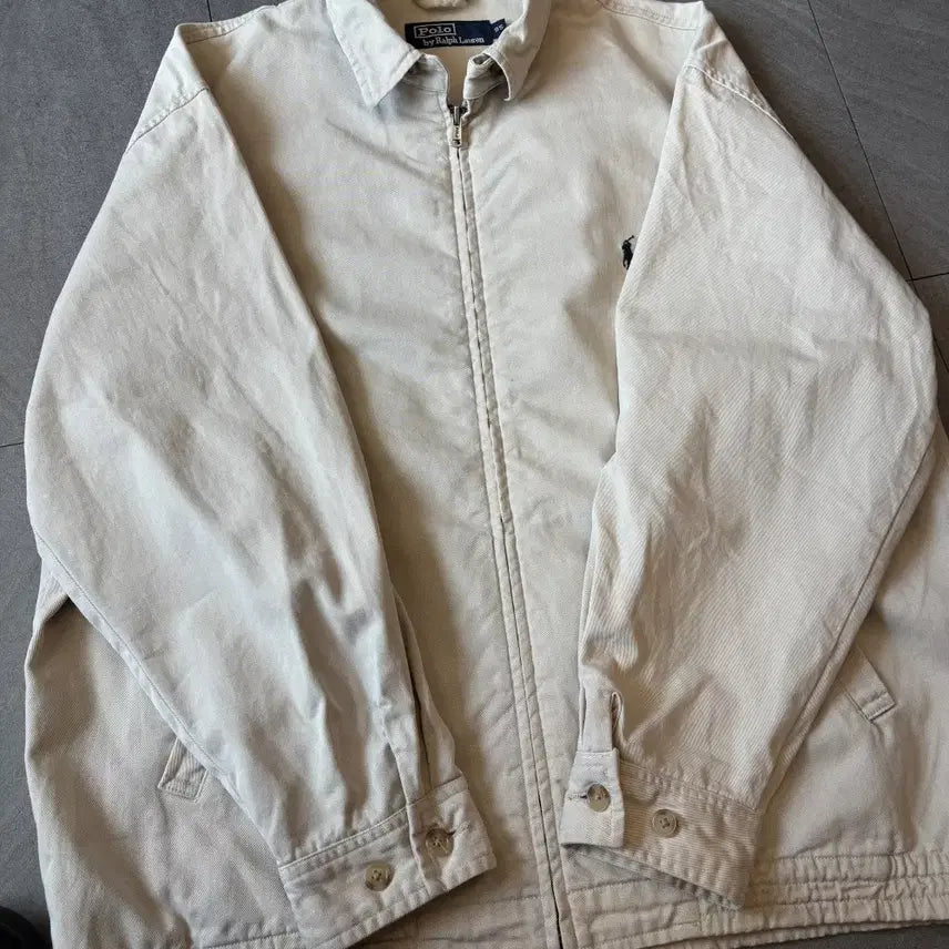 [BUNJANG] Polo Beige Swing Top Jacket / 폴로 정품 베이지 스윙톱 자켓