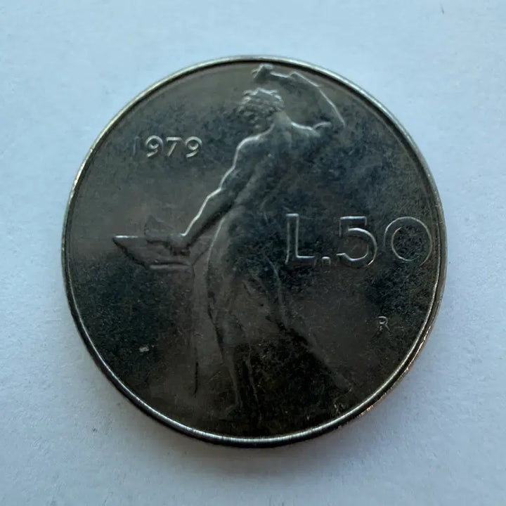 [BUNJANG] Italian 50 Lire Coin (1979) / 1979년 이탈리아 50리라 동전 S1768