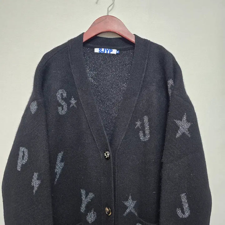 [BUNJANG] SJYP Pattern Wool Long Cardigan / SJYP 20&