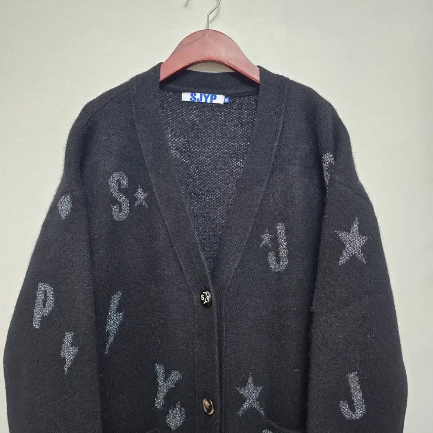 [BUNJANG] SJYP Pattern Wool Long Cardigan / SJYP 20&