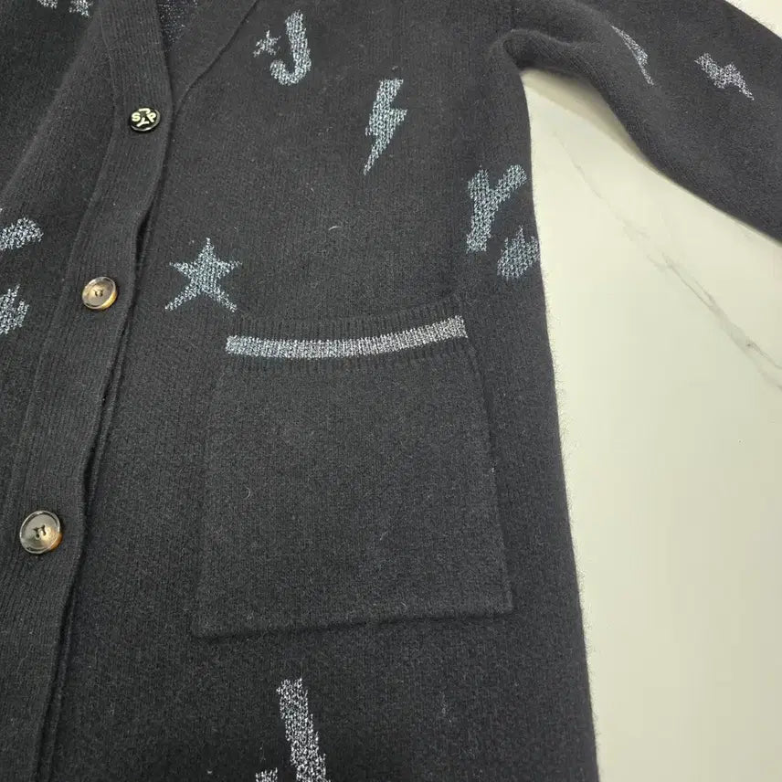 [BUNJANG] SJYP Pattern Wool Long Cardigan / SJYP 20&