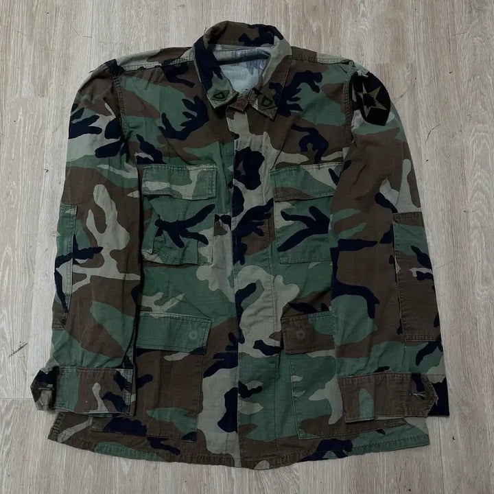 [BUNJANG] US Military Woodland BDU Jacket M/95 / 미군 밀리터리 우드랜드 BDU 전투복 자켓 M/95