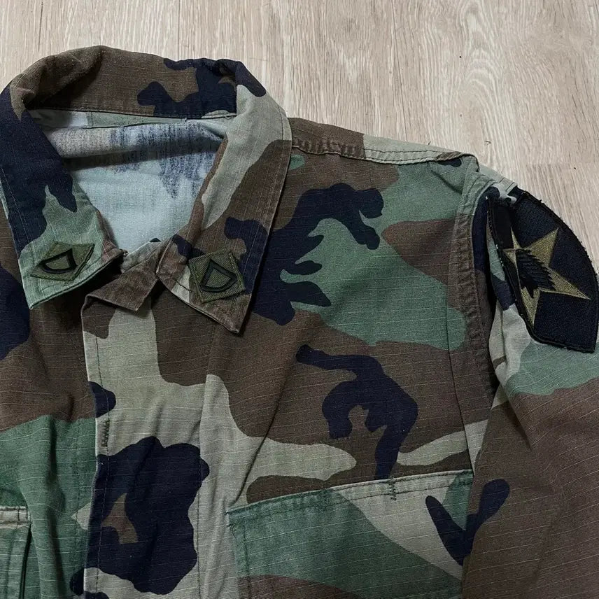 [BUNJANG] US Military Woodland BDU Jacket M/95 / 미군 밀리터리 우드랜드 BDU 전투복 자켓 M/95