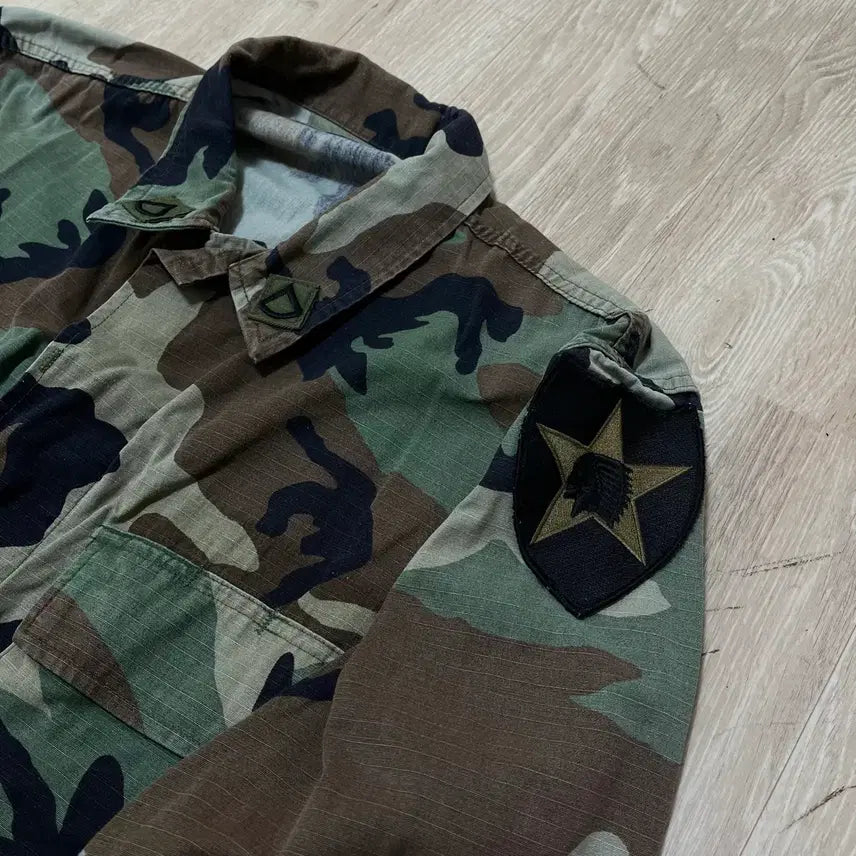 [BUNJANG] US Military Woodland BDU Jacket M/95 / 미군 밀리터리 우드랜드 BDU 전투복 자켓 M/95