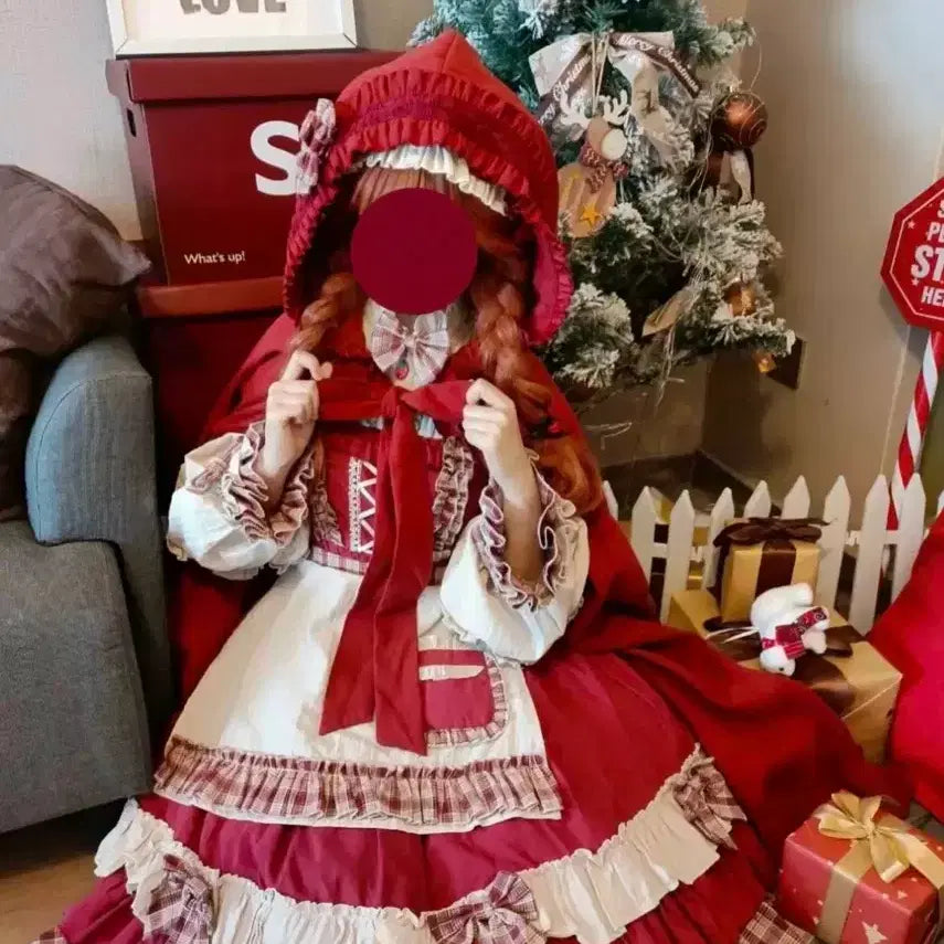 [BUNJANG] Red Riding Hood Cosplay Costume Rental / 추가금, 보증금 x 졸업사진 대여 빨간망토 코스프레 전체구성
