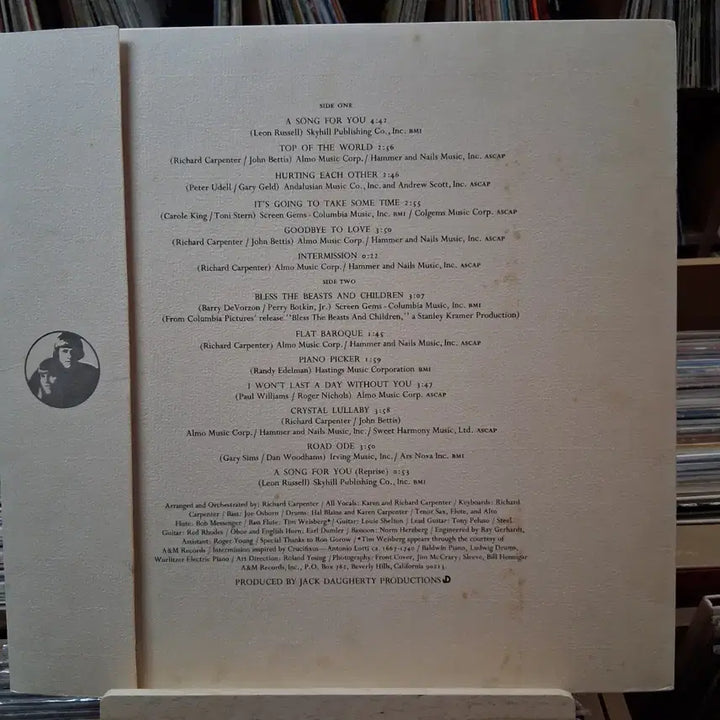 [SOLD OUT] 한국인이 좋아하는 카펜터스 (CARPENTERS) LP