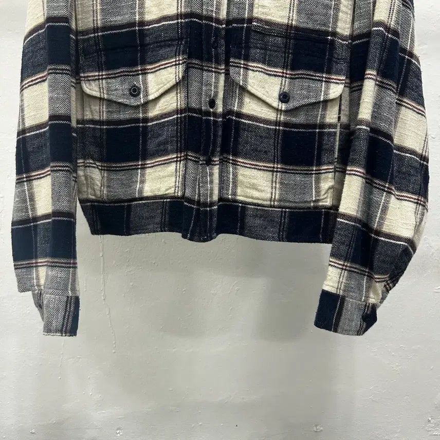 [SOLD OUT] R13 체크 멀티포켓 오버사이즈 셔츠