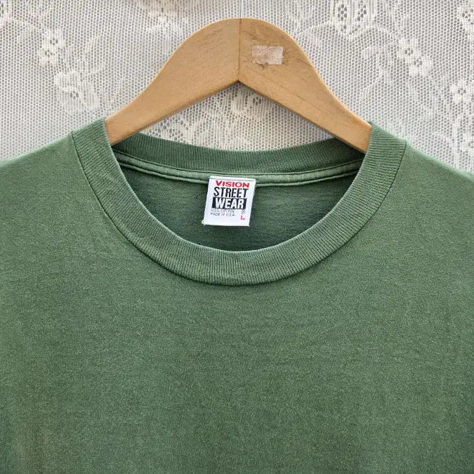 [BUNJANG] Vision Streetwear Mechanic Robot T-shirt / 1991년 비전 스트릿웨어 메카닉 로봇 (made in usa)