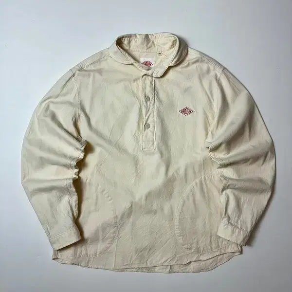 [BUNJANG] Danton Oxford Round Collar Pullover Shirt / 단톤 라운드 옥스포드 라운드 칼라 풀오버 셔츠 PN9410