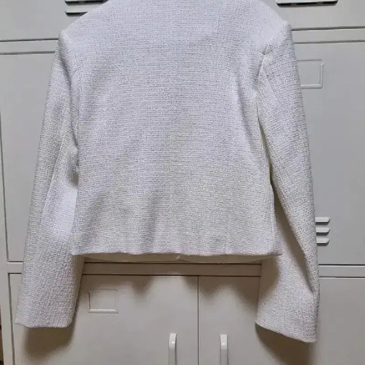[BUNJANG] De Nourita Basic Tweed Jacket - White / 드노리타 베이직 트위드 자켓 - 화이트 , 프리