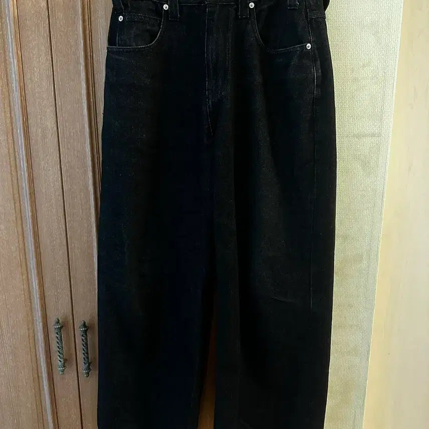 [SOLD OUT] 노운 wide denim pants (black) 0