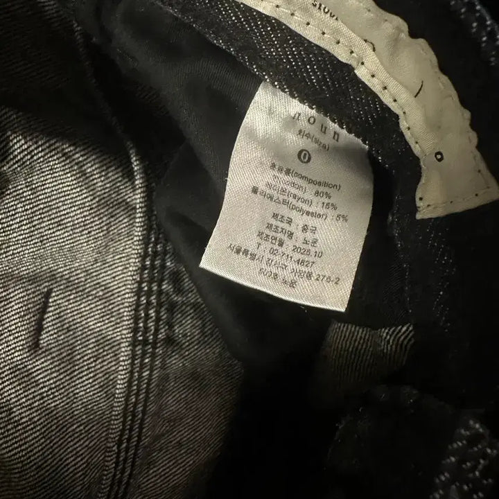 [SOLD OUT] 노운 wide denim pants (black) 0