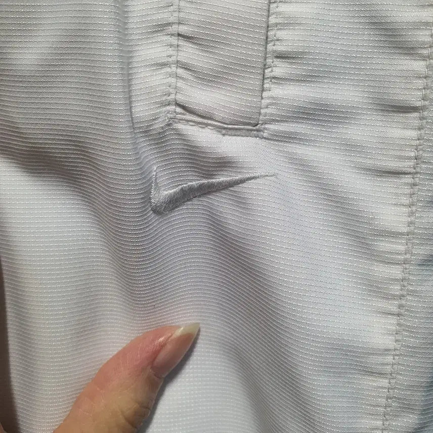 [BUNJANG] Nike Woven Swoosh White Jogger Pants XL / 나이키 우븐 스우시 화이트 조거 팬츠 XL