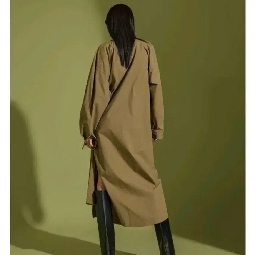 [SOLD OUT] 딘트 셔츠 롱 투웨이 원피스 - 블랙