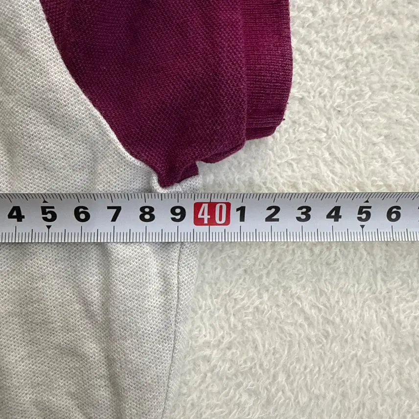 [BUNJANG] Beanpole Colorblock Polo Shirt / 90 빈폴 배색 카라 반팔 티셔츠 0413T