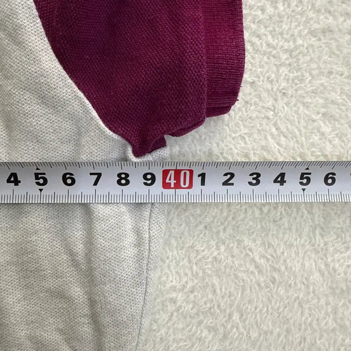 [BUNJANG] Beanpole Colorblock Polo Shirt / 90 빈폴 배색 카라 반팔 티셔츠 0413T