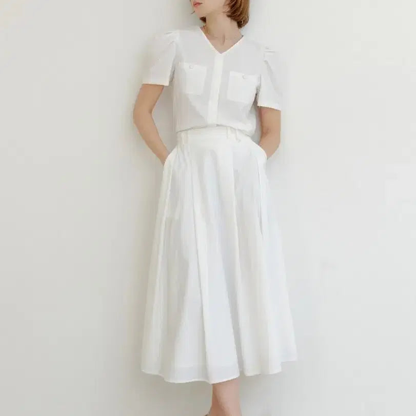 [SOLD OUT] 룩캐스트 줄리아 플리츠 스커트 S