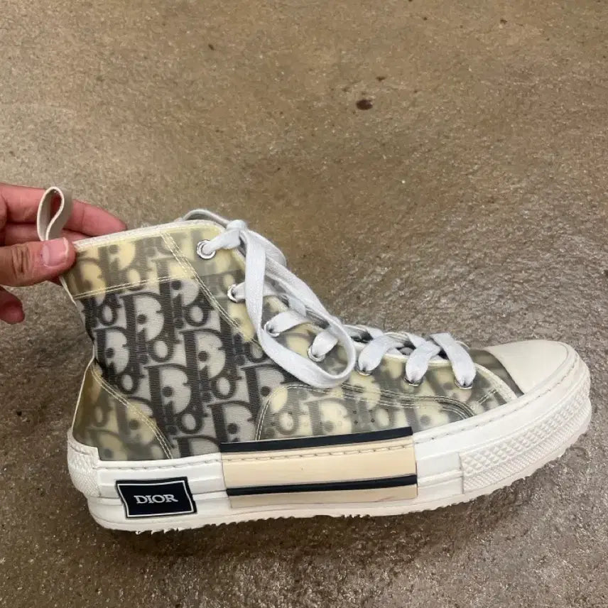 [BUNJANG] Dior Oblique B23 High-Top Sneakers / 디올 오블리크 b23 하이탑 스니커즈
