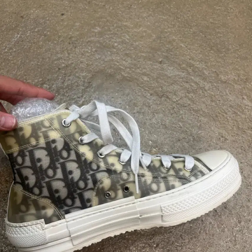[BUNJANG] Dior Oblique B23 High-Top Sneakers / 디올 오블리크 b23 하이탑 스니커즈