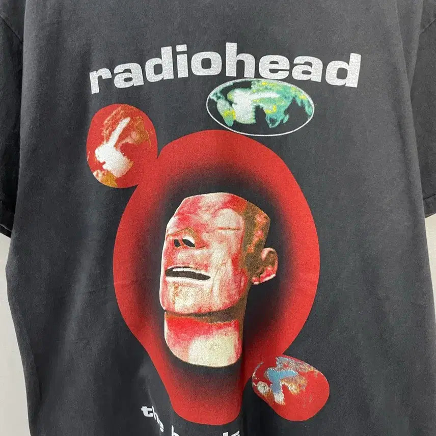 [BUNJANG] Radiohead World Tour T-shirt / 빈티지 라디오헤드 월드투어 반팔 H2443