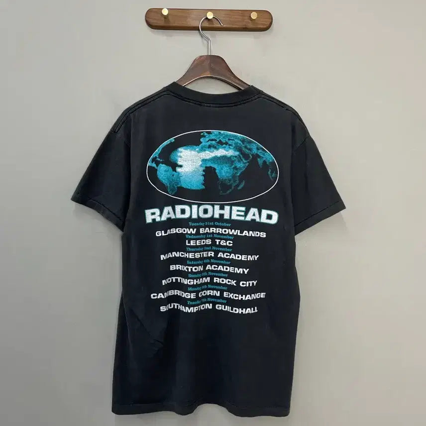 [BUNJANG] Radiohead World Tour T-shirt / 빈티지 라디오헤드 월드투어 반팔 H2443