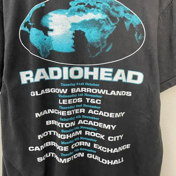 [BUNJANG] Radiohead World Tour T-shirt / 빈티지 라디오헤드 월드투어 반팔 H2443