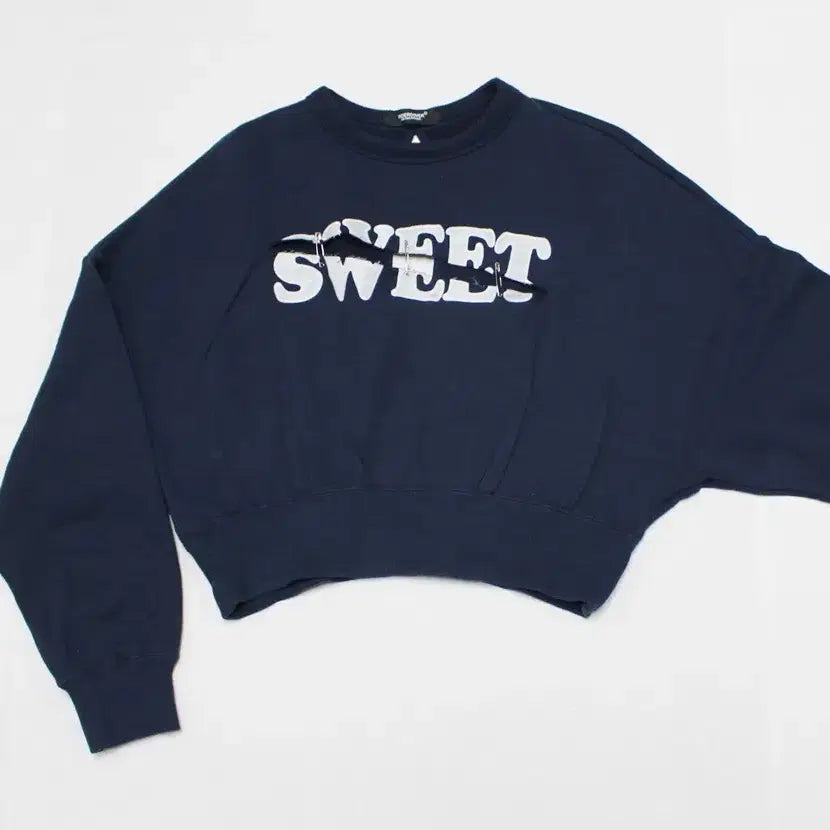 [BUNJANG] Undercover Jun Takahashi Crop Sweatshirt / 언더커버 준타카하시 여성 55 크롭 맨투맨 티셔츠/L02