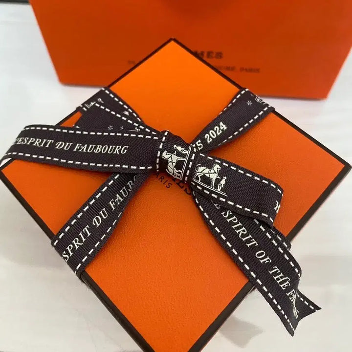 [BUNJANG] Hermès Ring Case Set / 에르메스 반지 케이스 + 파우치 + 리본 + 쇼핑백