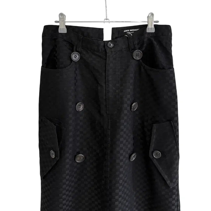 [BUNJANG] Junya Watanabe 2005FW Checkerboard Jacquard Skirt / 준야 와타나베 2005FW 체커보드 자카드 스커트