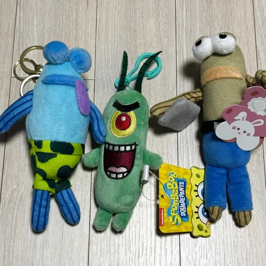 [SOLD OUT] 스폰지밥 플랑크톤/비키니시티주민 인형키링