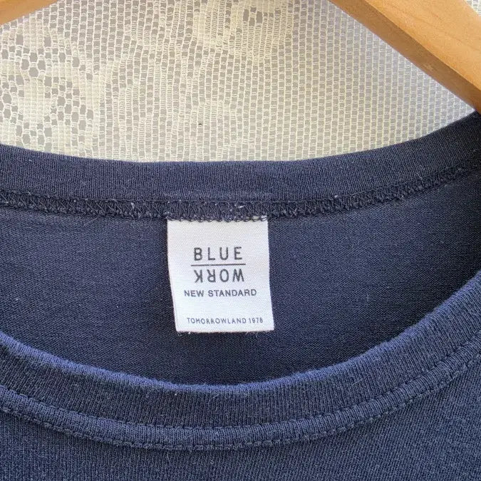 [BUNJANG] Tomorrowland Blue Work Cotton Shirt / 투모로우랜드 블루 워크 (made in japan)