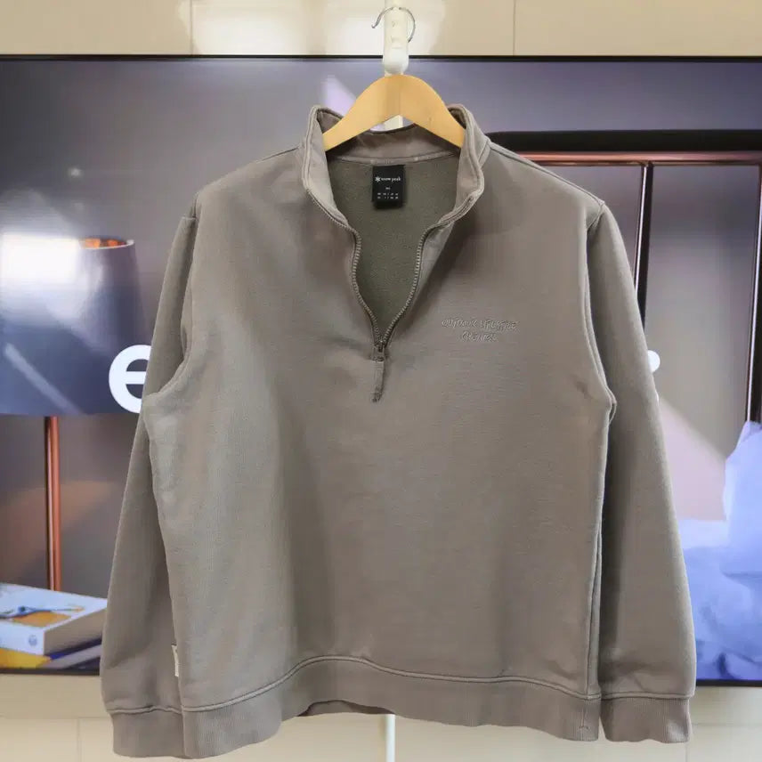 [BUNJANG] Snow Peak Half-Zip Sweatshirt / 대충 입어도 멋 나오는 스노우피크 반집업