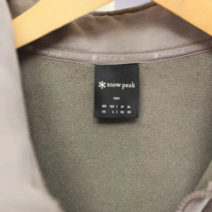 [BUNJANG] Snow Peak Half-Zip Sweatshirt / 대충 입어도 멋 나오는 스노우피크 반집업