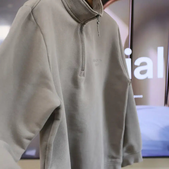 [BUNJANG] Snow Peak Half-Zip Sweatshirt / 대충 입어도 멋 나오는 스노우피크 반집업