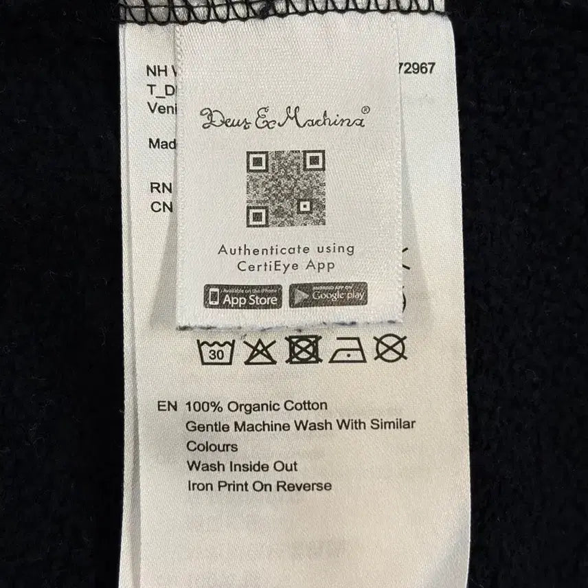 [BUNJANG] Deus Ex Machina Venice Address Hoodie / [S] 데우스 엑스 마키나 베니스 어드레스 후드티 5.9