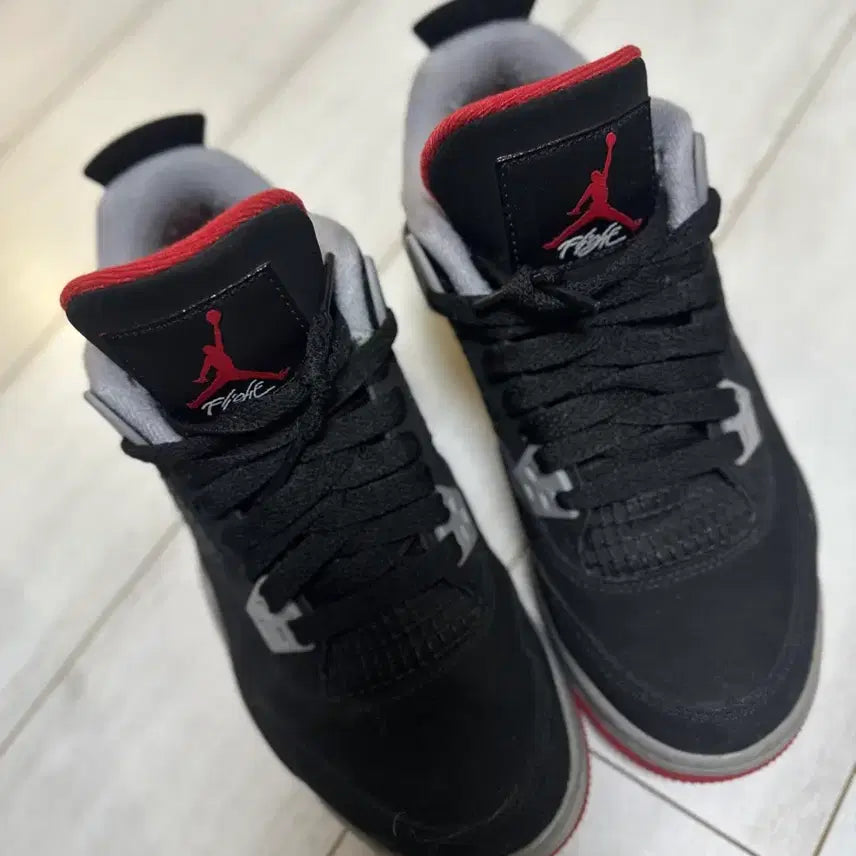[BUNJANG] Nike Jordan 4 Retro Bred Basketball Shoes / 나이키 조던4 레트로 브레드