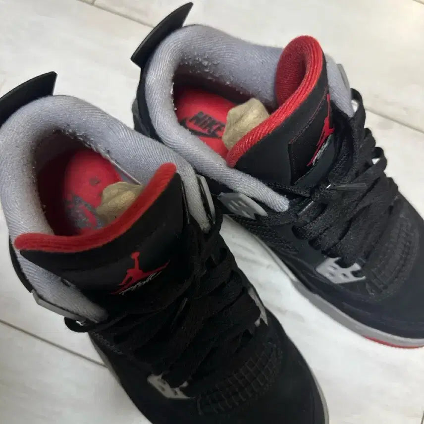 [BUNJANG] Nike Jordan 4 Retro Bred Basketball Shoes / 나이키 조던4 레트로 브레드