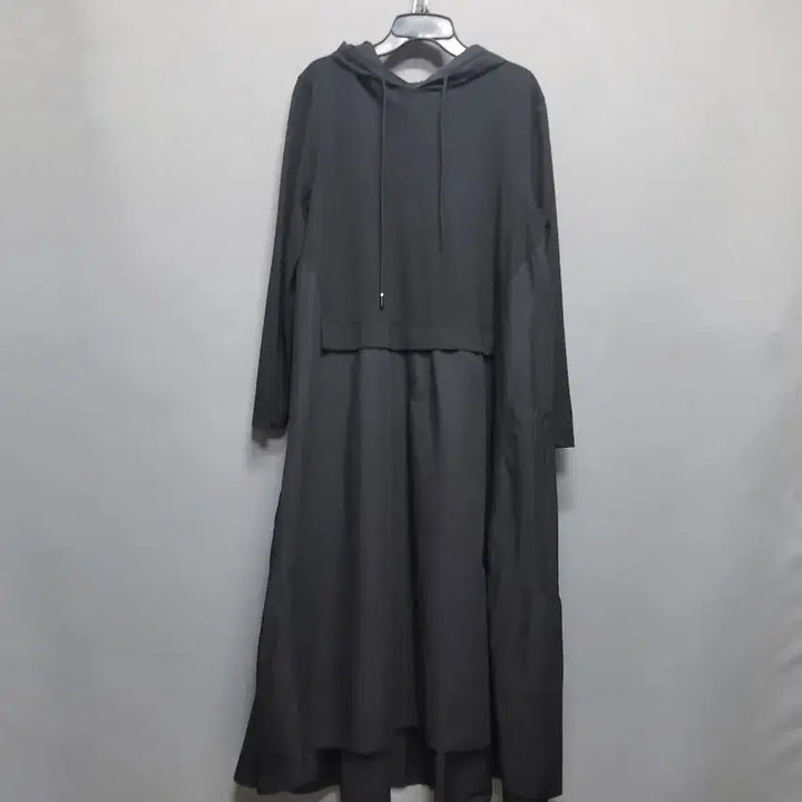 [SOLD OUT] 뒷면 캉캉 후드 면 원피스(얇음)