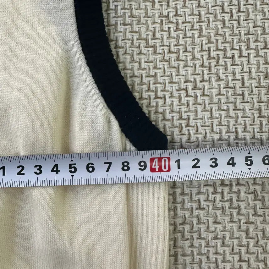 [BUNJANG] TaylorMade High Neck Knit Vest / M 테일러메이트 하이넥 니트 베스트 0413D
