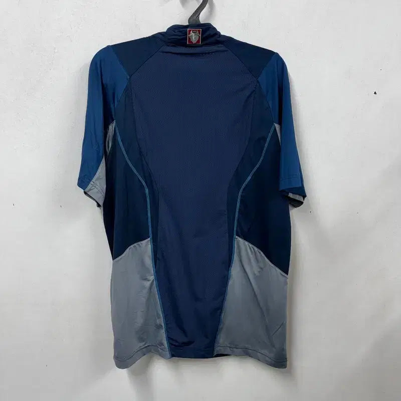 [SOLD OUT] [정품/95] 블랙야크 남성 등산 반집업 반팔 티   NN