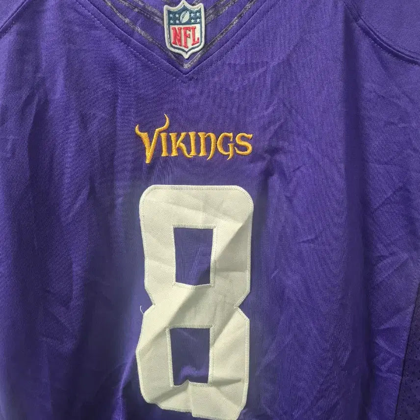 [SOLD OUT] *무료배송* 나이키 XXL사이즈  NFL 바이킹스 8번 반팔(상태A급)