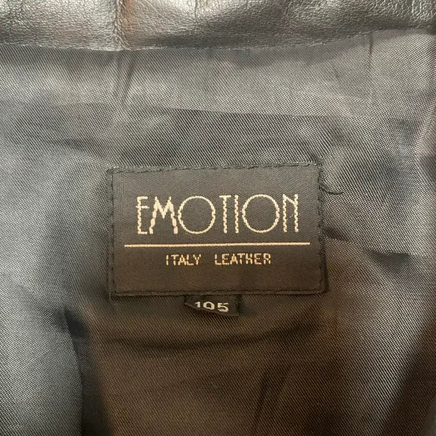 [BUNJANG] Italian Cowhide Leather Car Coat Jacket / 이태리 소가죽 카코트 가죽 자켓