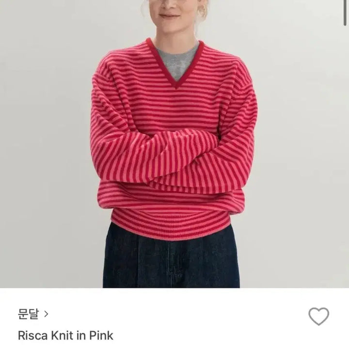 [BUNJANG] Moondal Risca Knit Top / 문달 리스카 니트 핑크